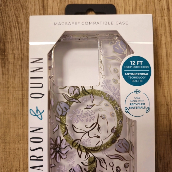 Carson & Quinn Floral Case With MagSafe, For iPhone 15 Pro - Picture 5 of 10